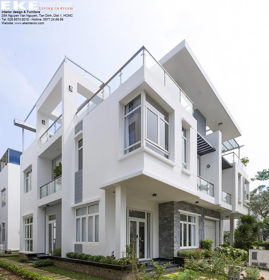 Hoàn thiện nội thất biệt thự Villa Park - Ngoại thất