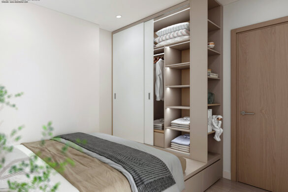 Thiết kế căn hộ Vinhome Grandpark S705 (Origami)