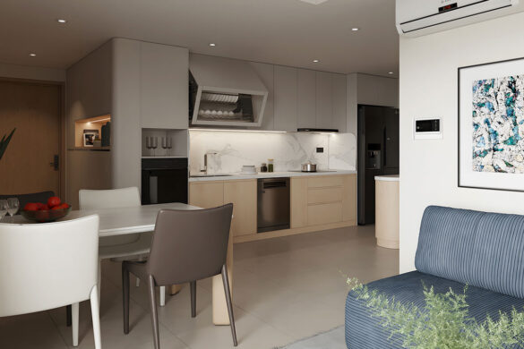 Phòng khách căn hộ Masteri An Phú Q2