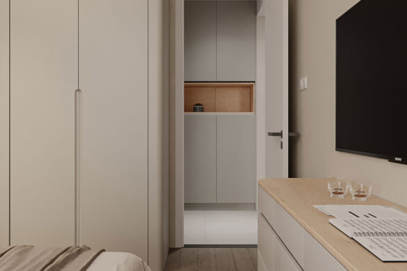 Cải tạo nội thất phòng ngủ chung cư Masteri