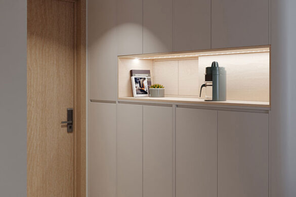 Phương án cải tạo căn hộ 2 phòng ngủ Masteri Thảo Điền